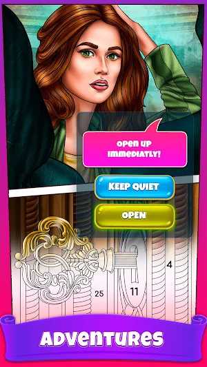 Color By Number Secrets - Coloring Book Stories Screenshot 1
