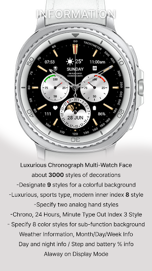 MIMIX Platinum S3 Watchface Screenshot 2