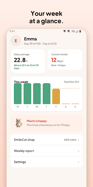 SmileCat: Aligner Tracker Screenshot 3