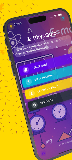 PhysQuiz Screenshot 1