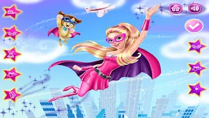 Super Hero Girl Dress Up Game Screenshot 2