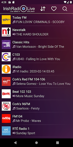 IrishRadioLive - Live radios in one place Screenshot 0