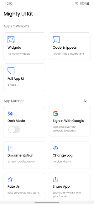 Mighty UI Kit - Flutter UI Kit Screenshot 1