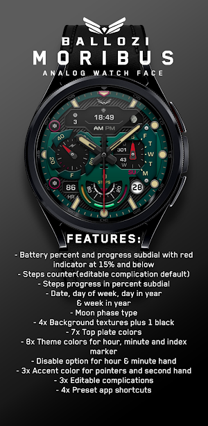 BALLOZI MORIBUS Watch Face Screenshot 2