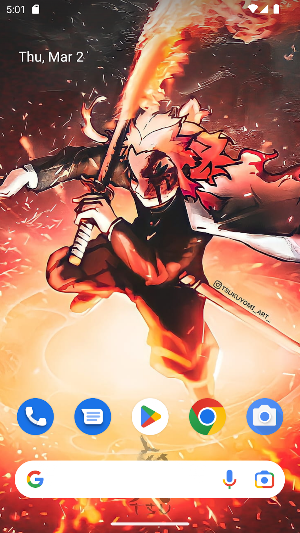 Demon Slayer Rengoku Wallpaper Screenshot 3