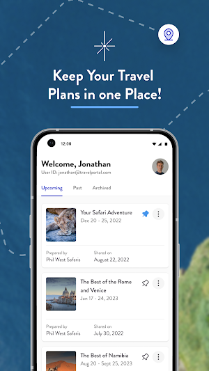 Travel Portal Screenshot 0