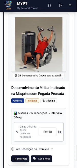 MYPT – My Personal Trainer Screenshot 3
