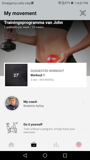 Fitness Space App Screenshot 1