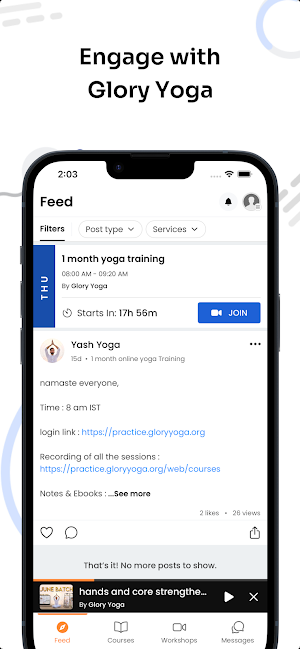 Glory Yoga Screenshot 1