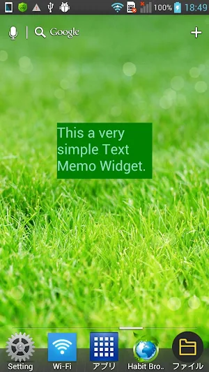 Text Memo Widget Screenshot 3