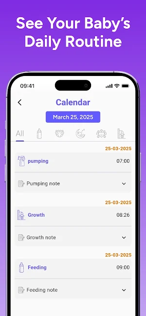 Baby Tracker - Feeding & Sleep Screenshot 3