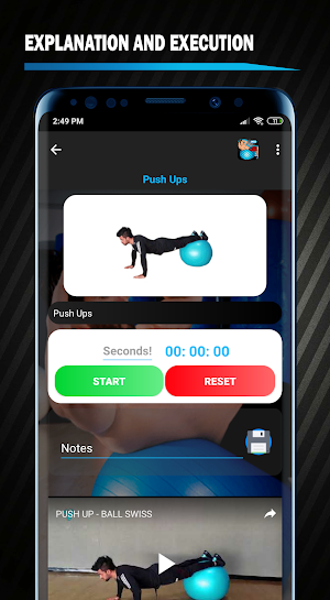 Stability Ball Workout Swiss Screenshot 2
