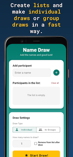 Name Picker & Group Maker Screenshot 0