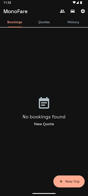 MonoFare: Trip & Fare Log Screenshot 0
