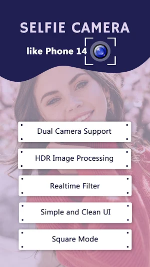 Selfie Camera like Phone 14 Screenshot 3