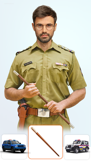 Men Police Photo Editor - Suit Screenshot 1