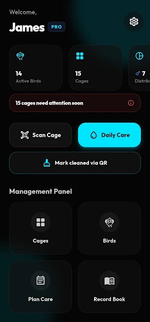 BirdFlow: QR Cage & Track Screenshot 0
