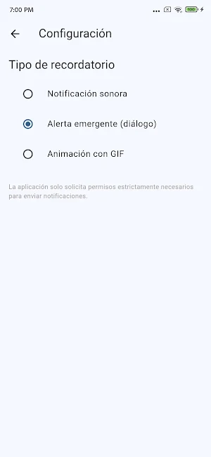 Recordatorio del día Screenshot 2