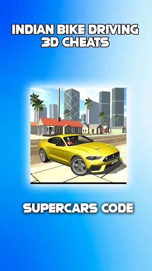 Indian Bike Driving 3D cheats Screenshot 0