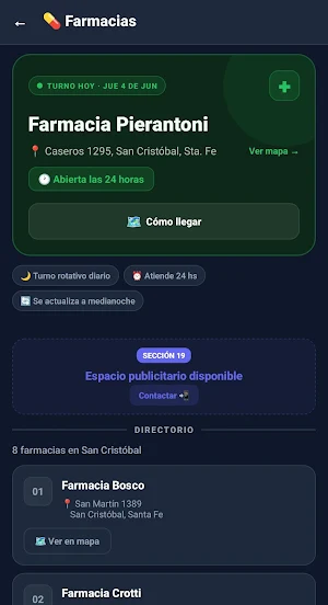 SanCrisApp Screenshot 2