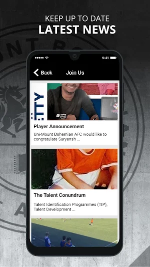 Uni-Mount Bohemian AFC Screenshot 1