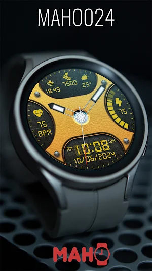 MAHO024 Wear OS Watch Face Screenshot 3
