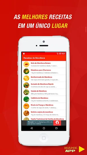 Receitas de Mandioca Screenshot 0