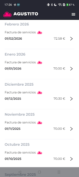 Agustito Clientes Screenshot 2