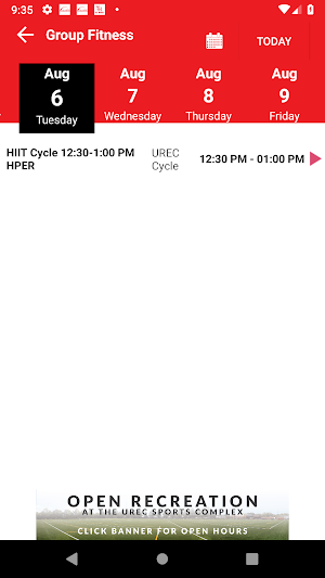 UREC Arkansas Screenshot 2