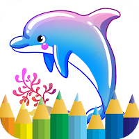 dolphin coloring game