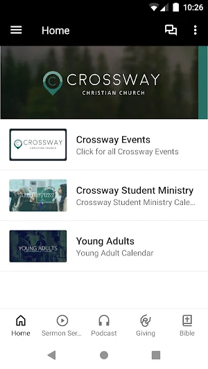 Crossway Christian Church Screenshot 0