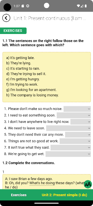 English Grammar in Use Screenshot 2