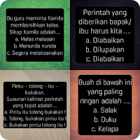 Soal Kelas 1 SD Tema 6 st 3