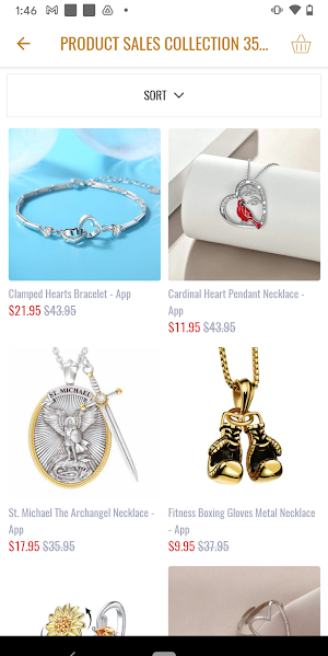 Garnet Lane Jewelry Screenshot 2