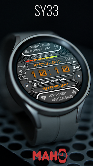SY33 Watch Face for Wear OS Screenshot 2