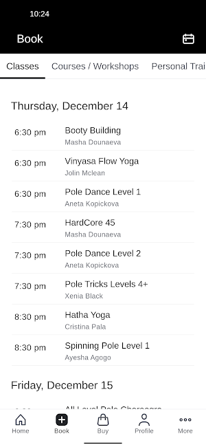 The Factory Fitness and Dance Screenshot 1