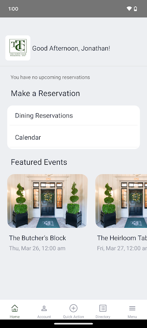 The Town Club Pasadena Screenshot 1
