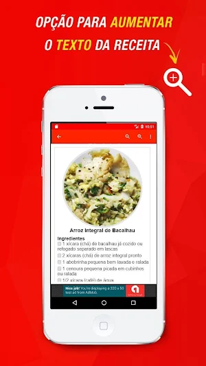 Receitas de Arroz Integral Screenshot 0