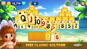 Solitaire Tripeaks Adventure - Paradise Island Screenshot 2