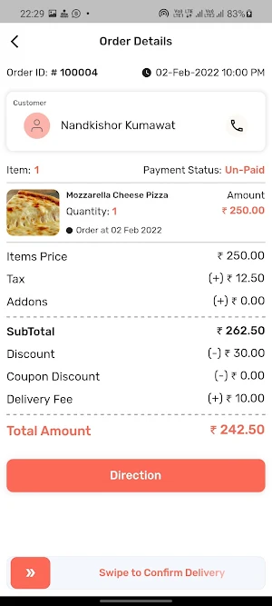 Bankonite Food Delivery Screenshot 2