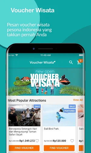 Voucher Wisata Screenshot 0