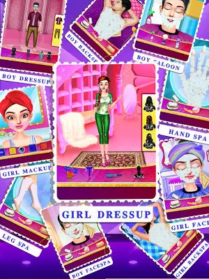 College Fun Dressup Fashion Crush Screenshot 1