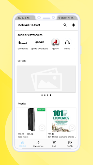 CS-Cart Mobile App Screenshot 0