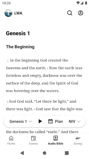 Living Water Assembly Screenshot 2