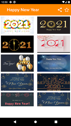 New Year Greetings Screenshot 2