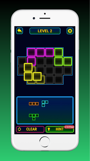 Color Glow Block Puzzle Game Screenshot 2