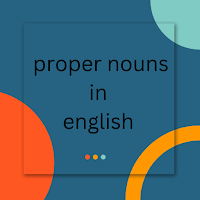proper nouns