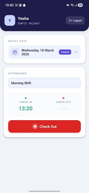ProDashboard Attendance Screenshot 2