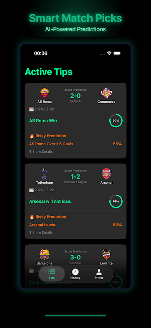 BetBrain: Ai Powered Tips Screenshot 2