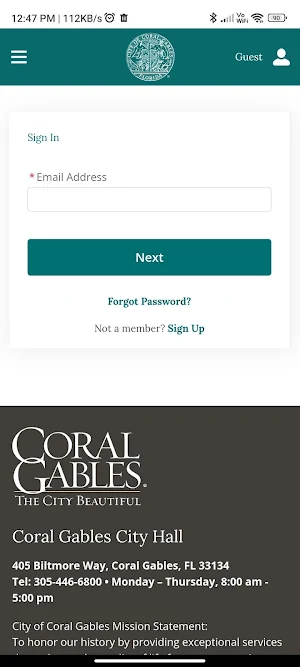 Coral Gables Citizen Center Screenshot 2